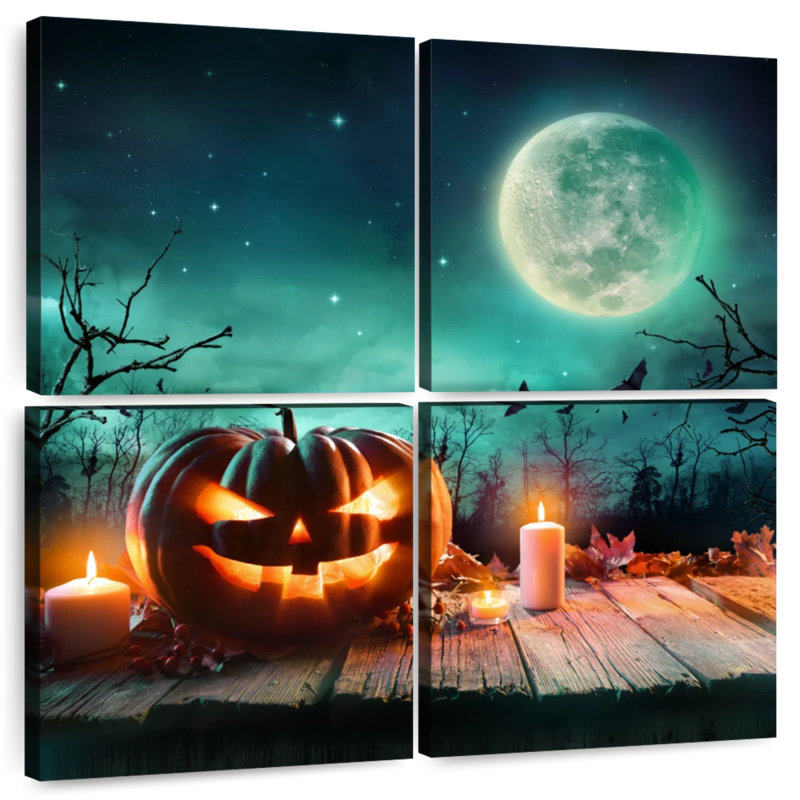 Décoration d'Halloween effrayante Lelend, H 45 po x l 45 po