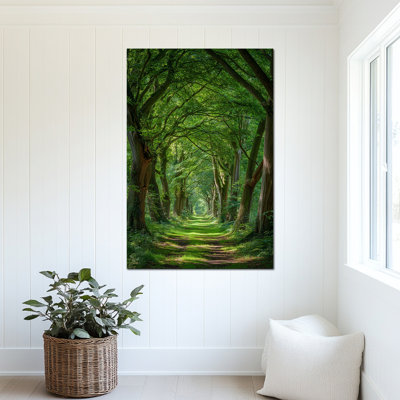 Printemps, art mural sur toile nature, peinture de paysage pour chambre à coucher, affiche d'art forestier pour le salon, impressions printanières prêtes à être suspendues, 20 po x 30 po