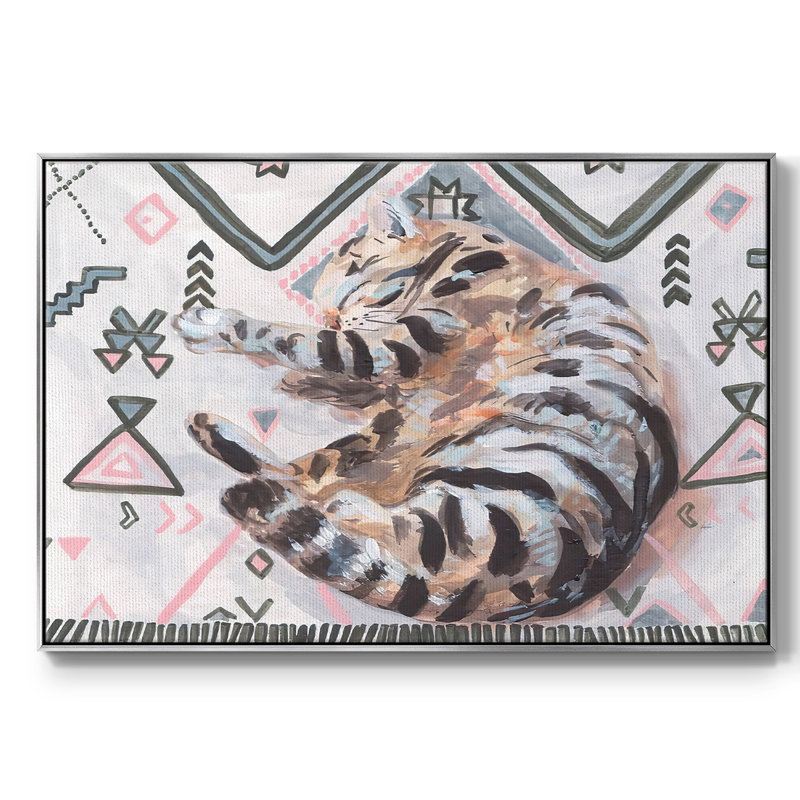 «Little Sleepy Head II», reproduction encadrée sur toile, H 25 po x l 37 po x P 2 po, Argent