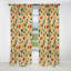 Karlyn - Rideau à motif floral - Rideau occultant à motif floral - 1 panneau-565937876