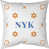 Orange de New York / blanc / bleu n'est pas disponible