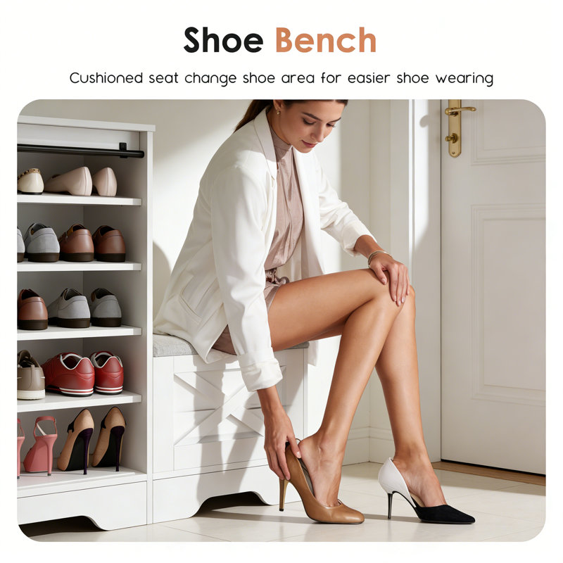Armoire à chaussures grande capacité