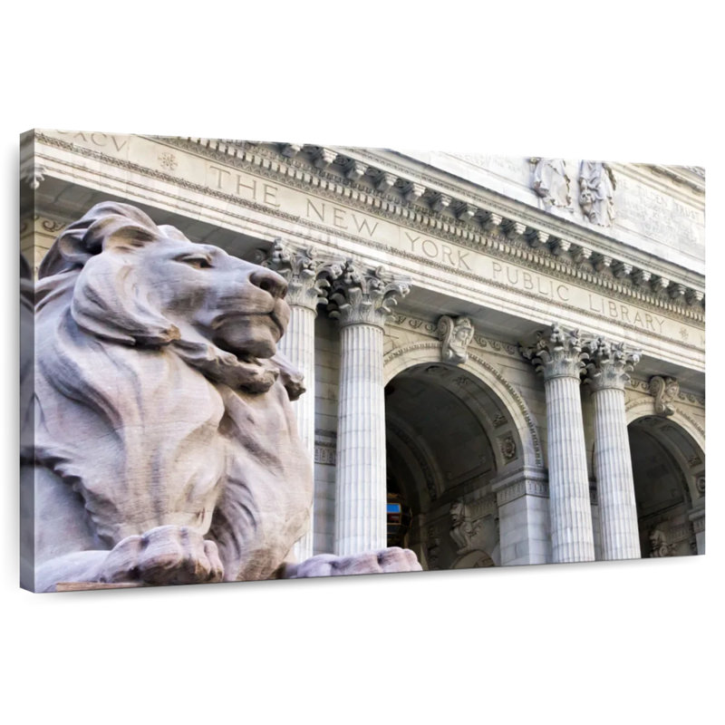 Lilie NYC Public Library, 34" H x 51" W