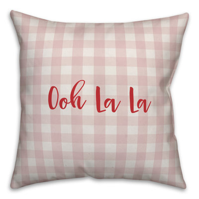  Coussin décoratif 16 "Ooh La La