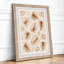 Scattered Palmettes Botanical - Framed Print-1700879984-1700879986