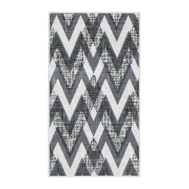 Evandro Cotton Chevron Indoor Rug, Rectangle 2' x 4'