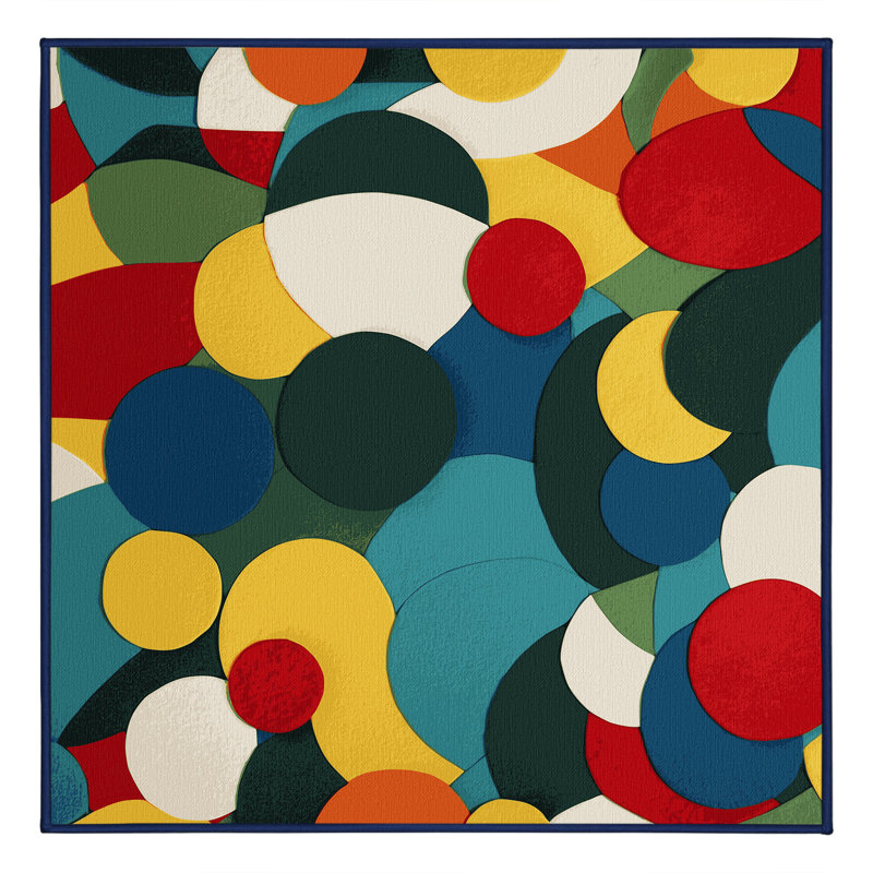 Funky Sway Rug, Square 3'