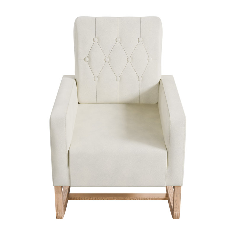 Fauteuil à bascule Classic, Beige