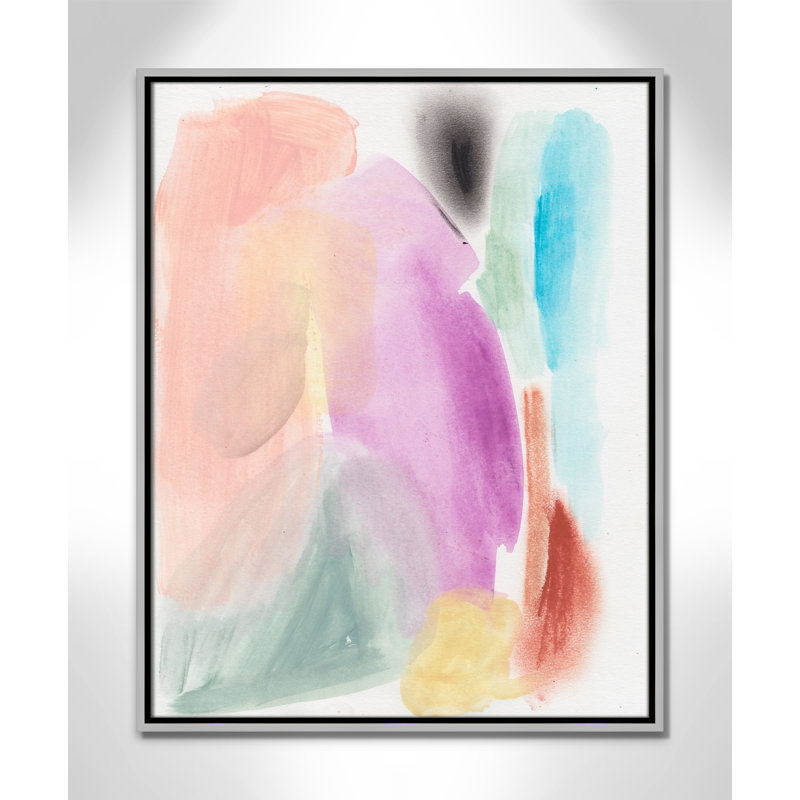 Vivd Space I Print par Bea Dina, Non, H 29,5 po x l 23,5 po x P 2 po, Toile argentée avec cadre flottant