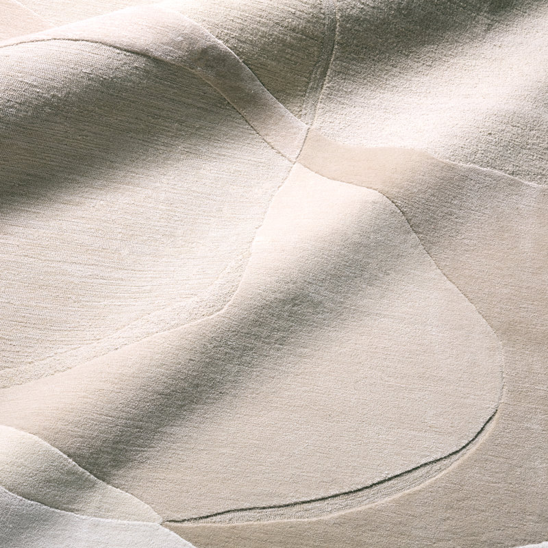Jaipur Living Elior LYD02 Tufted Abstract Ivory/Tan Area Rug (10'X14'), Rectangle 8' x 10'