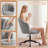 Petal Swivel Task Chair with Tufted Back – Adjustable Height Make-Up Chair for Vanity & Office-129051409