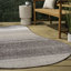 Tapis intérieur / extérieur brun à motif dégradé organique de style rustique de style ollin-252567700
