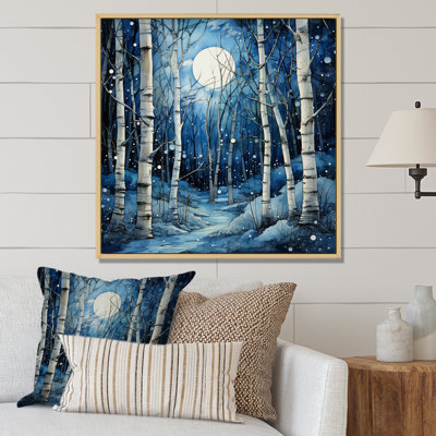 " Birch Woods Mystic Moonlight I "