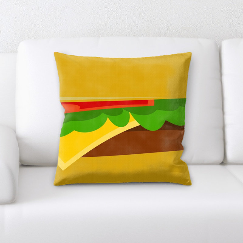 Microsuede Throw Pillow