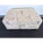 Linen Upholstered Storage Ottoman