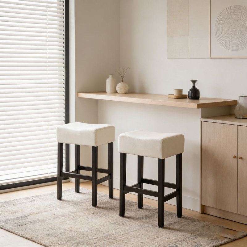 Tabouret de bar 26,75 po, Beige