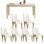 French style modern rectangular dining table sets
