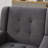 Tufted Upholstered Wide Back Armchair（Set of 2）-412486750