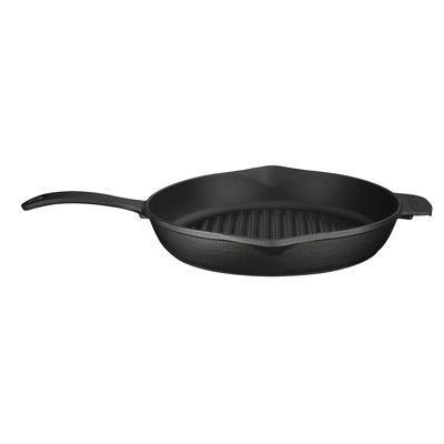 Lava Enameled Cast Iron Grill Pan 11 inch-Round -  LAVA CAST IRON, LV ECO Y GT 28