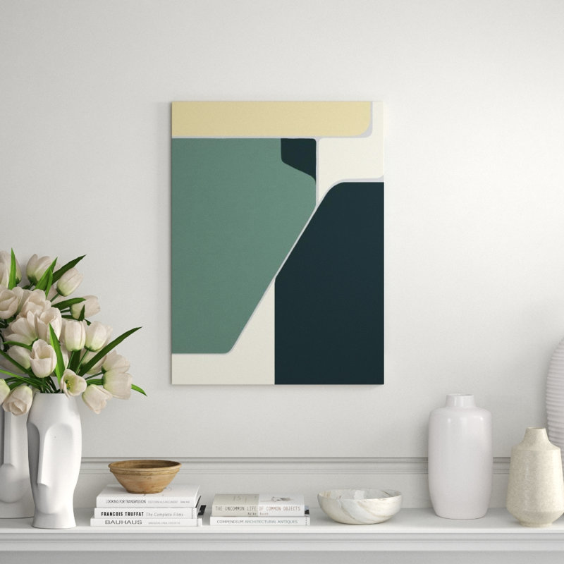 Monorail II Print by Sara Brown, 32" H x 24" W x 1.5" D, Gilded Silver