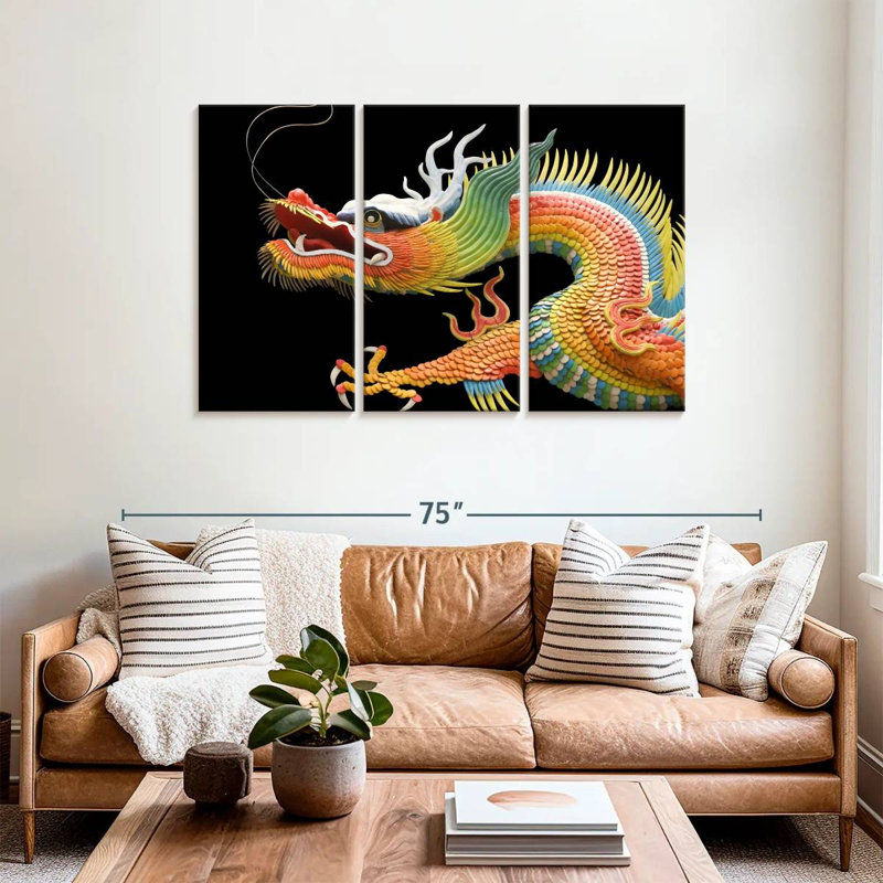 Brampt Traditional Dragon, 36" H x 57" W