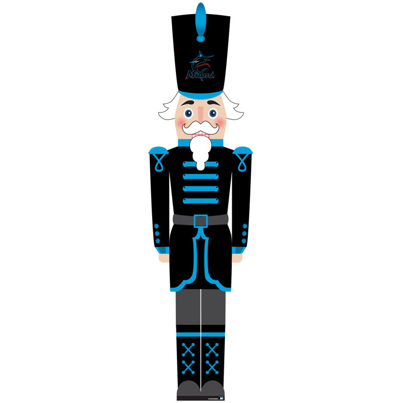 Miami Marlins 46" Nutcracker Leaner