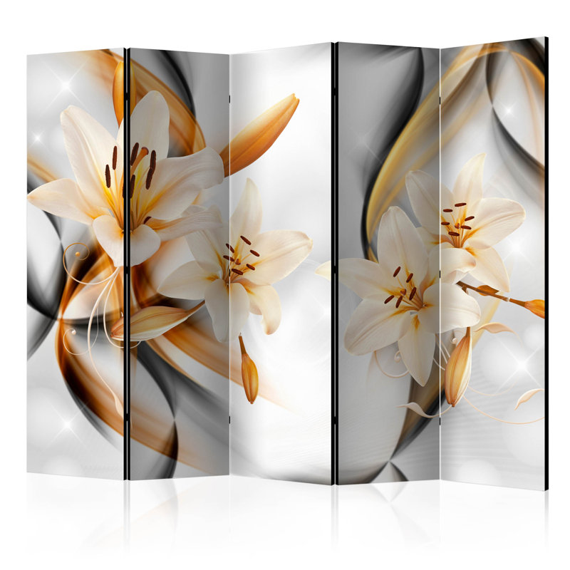 Delphia 172cm H Folding Room Divider, 5