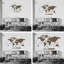 Carte du monde 3D en bois, art mural - carte du monde en pin-1992015659-1992015660