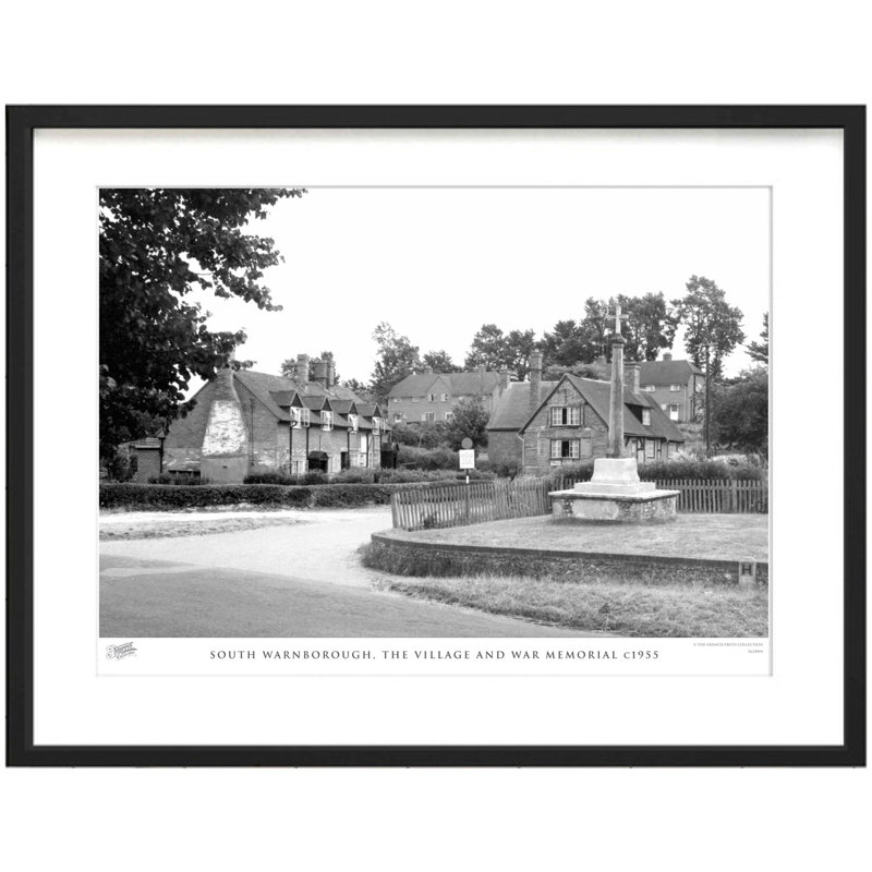South Warnborough, The Village And War Memorial C1955 by Francis Frith - Single Picture Frame Print