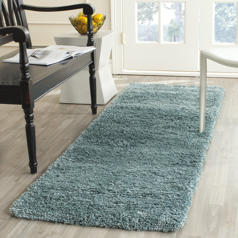 Delane Area Rug, Runner 2'3" x 11', Light Blue