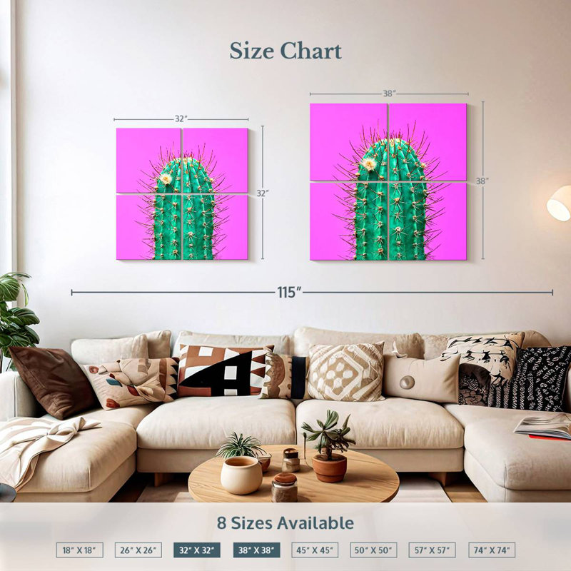 Harnek Floral Cactus