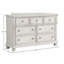 Commode sept tiroirs gris antique-1587947729