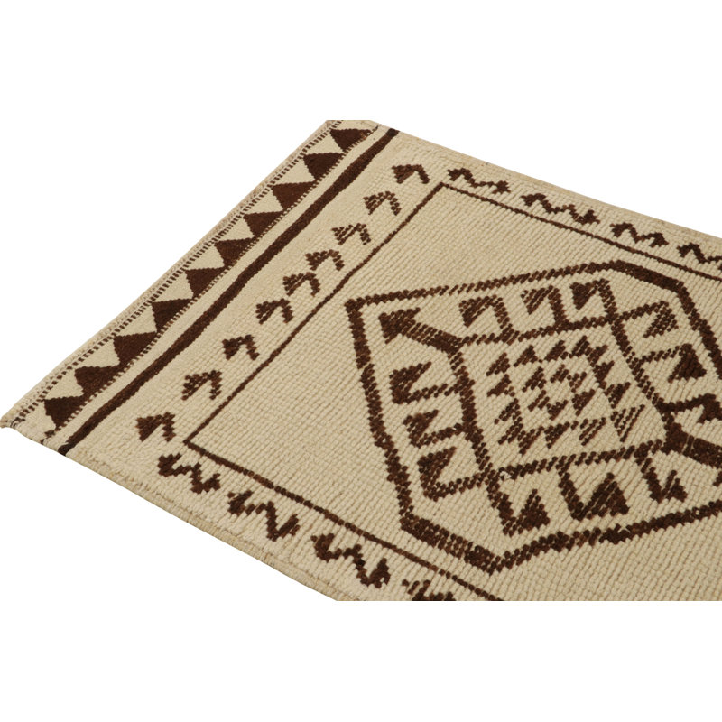 Tribal One-of-a-Kind 3'4" X 12' Hand Knotted Area Rug