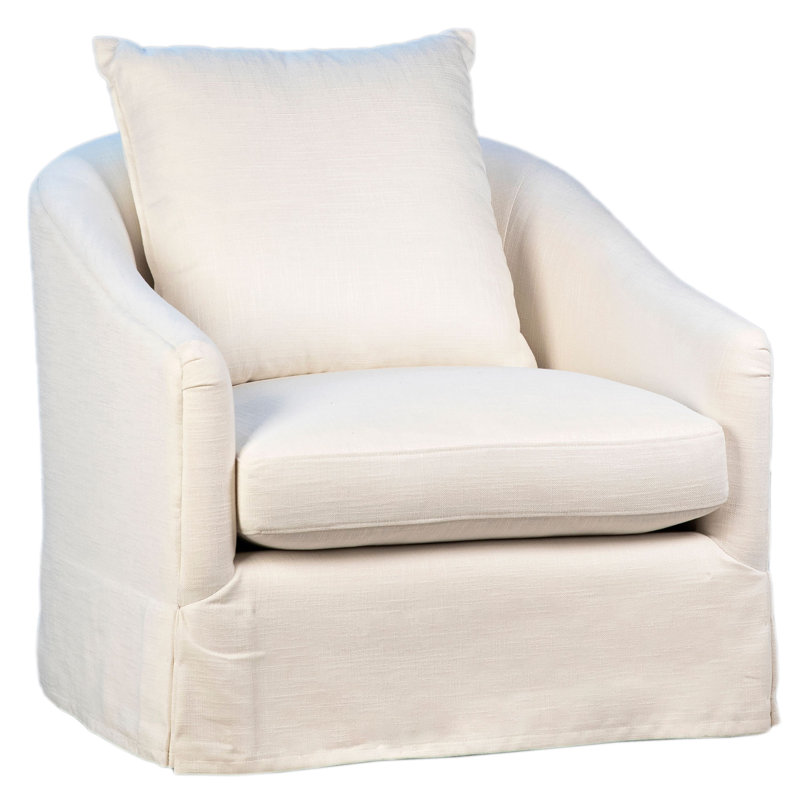 Chaise d'appoint en lin avoine Laura