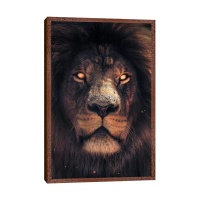 Lion Scary 1 Piece Wall Art on Canvas