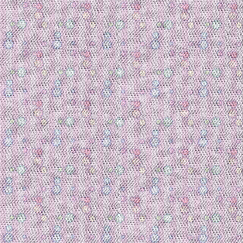Tapis rose pâle tissé à la machine, Carré 7 pi