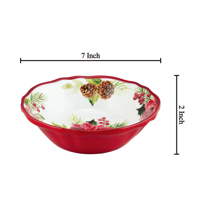 6 Piece Dining Salad Bowl Set