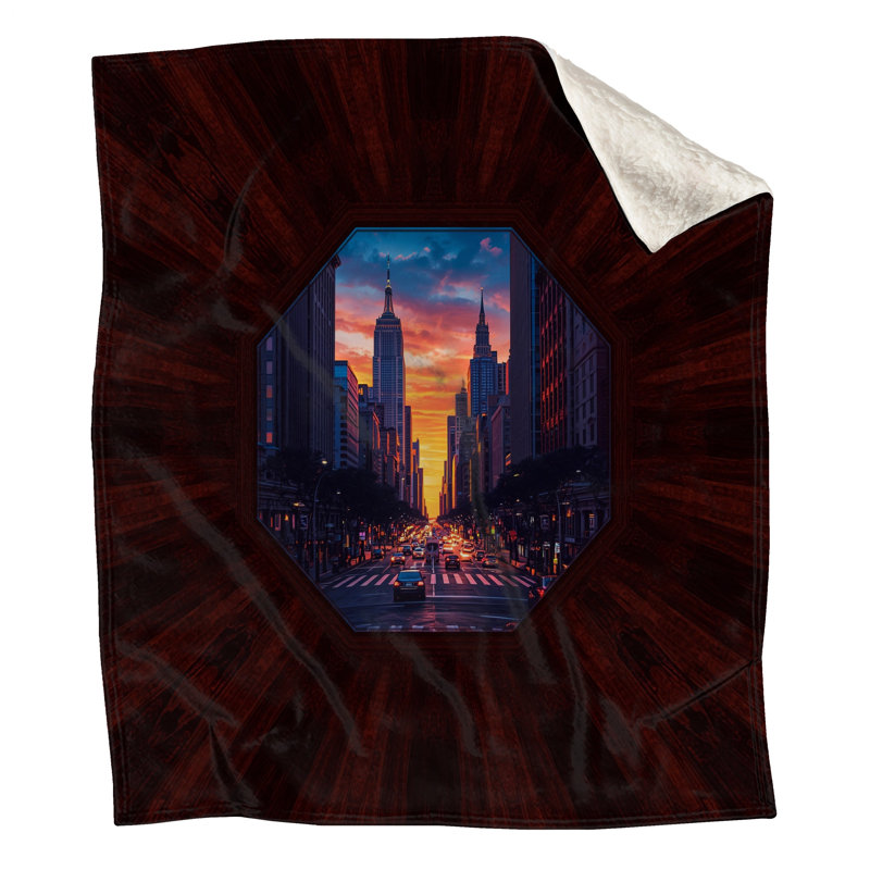 Couvertures Cityscape, L 60 po x H 80 po