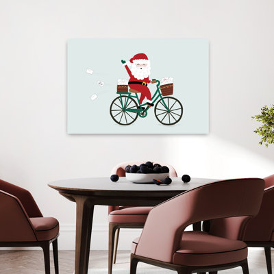 Père Noël fantaisiste, art contemporain