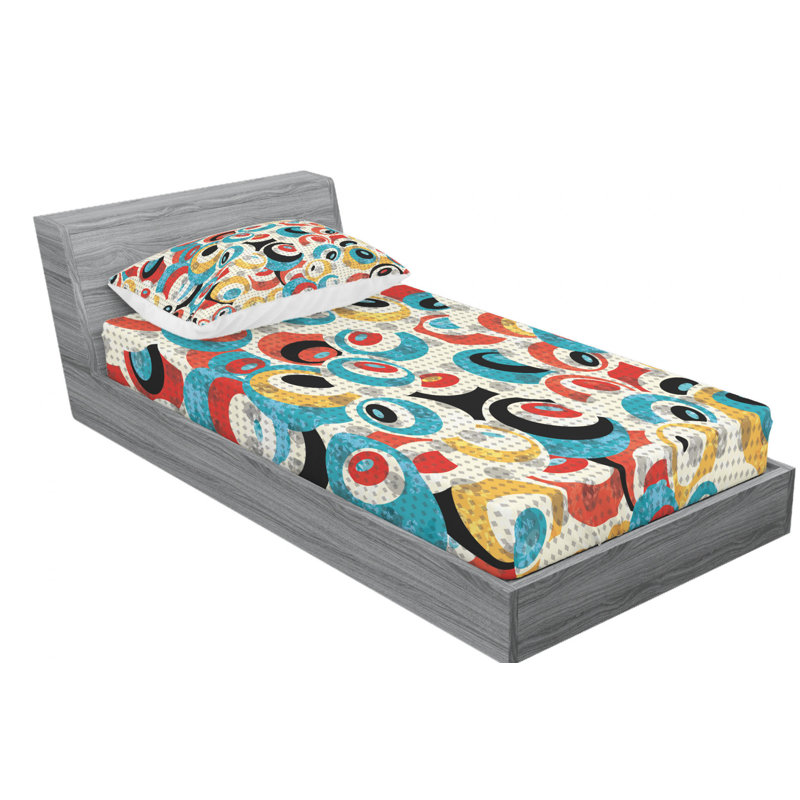 Microfiber Sheet Set, Twin Sheet Set + Fitted Sheet + 1 Pillowcase