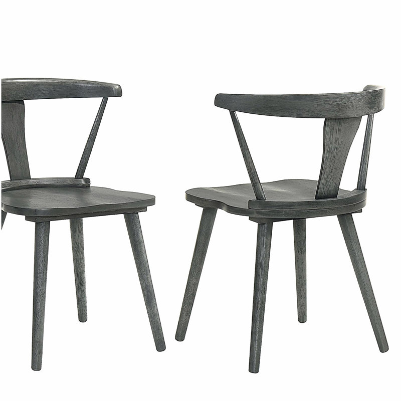 [Ensemble de 2] Chaises de ferme rustiques, chaises d'appoint en bois massif pour la cuisine et la salle à manger, assemblage facile