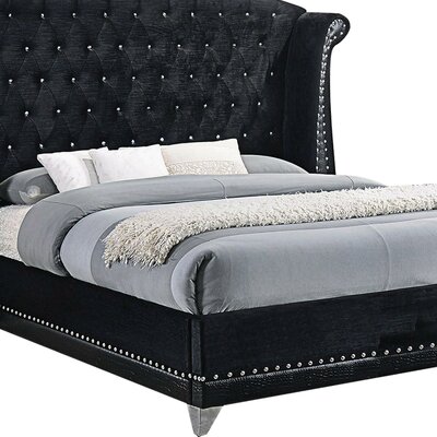 Myer Tufted Upholstered Standard Bed -  Canora Grey, 63FF0EB10F2C454DB66320100C66BCF7