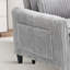 Chaise d'appoint convertible rembourrée en velours côtelé-1487939881