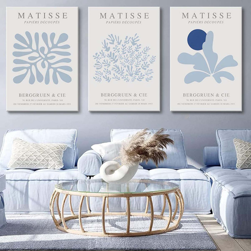 3 Piece Wrapped Canvas Print, 40 cm H x 30 cm W