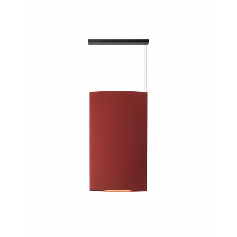 Noren 1 - Light LED Pendant, Terracotta/Black
