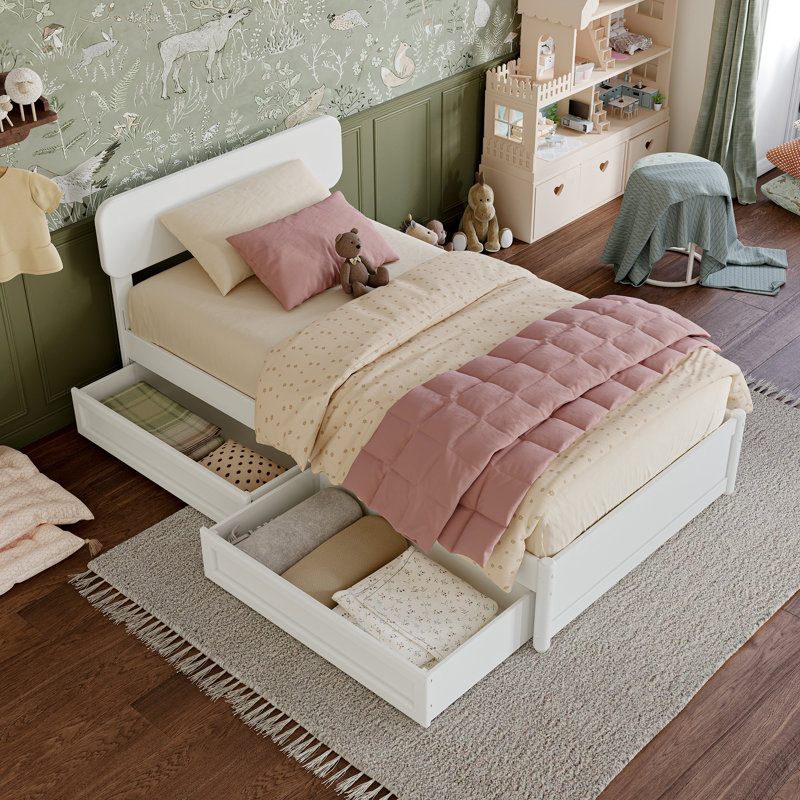 Lit Ause, Simple, Blanc