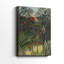 Singes et perroquet dans la forêt vierge - Toile tendue avec châssis par Henri Rousseau-1152749386