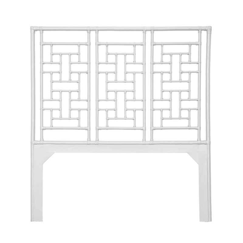 Ohana Low Profile Standard Bed, Queen, White