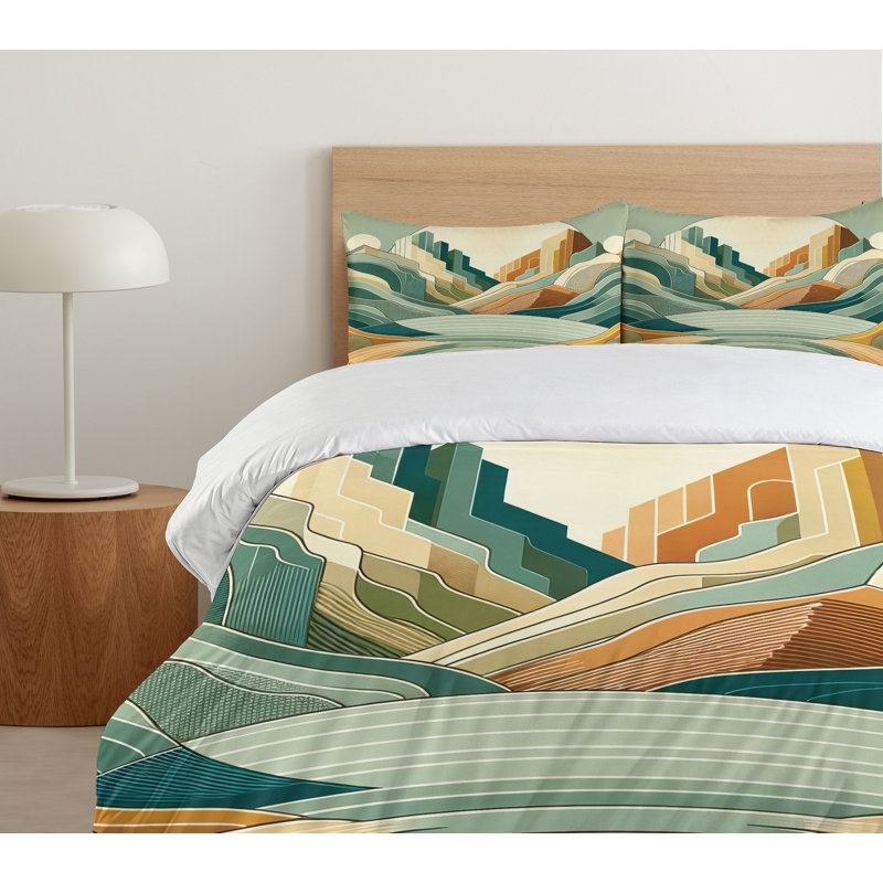 Lake Duvet Cover, King Duvet Cover + 2 Standard Shams