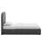 Keynote Upholstered Fabric Curved Platform Bed-101181371-101181368